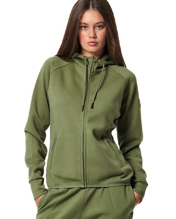 Body Action Womens Sportstyle Tech Ζακέτα Πολυεστερική Γυναι (071422 KHAKI GREEN-07E)