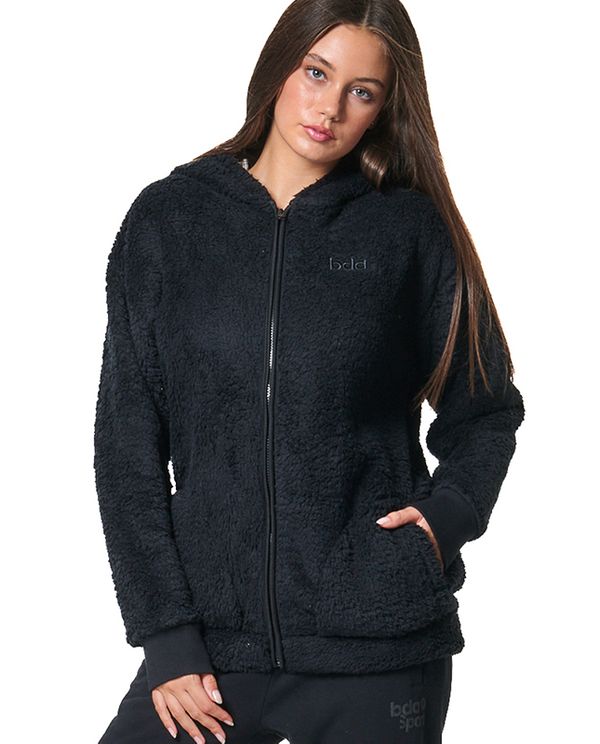 Body Action Full-Zip Ζακέτα Sherpa Γυναικεία (071430 BLACK-01)