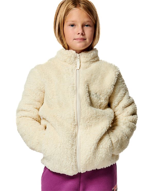 Body Action Girls Fluffy Ζακέτα Sherpa (072406 ARCTIC WOLF-05A)