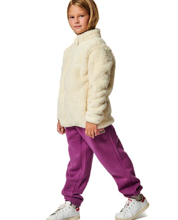 Body Action Girls Fluffy Ζακέτα Sherpa (072406 ARCTIC WOLF-05A)