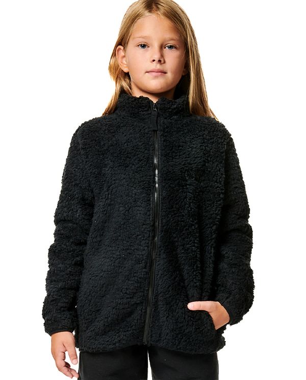 Body Action Girls Fluffy Ζακέτα Sherpa (072406 BLACK-01)