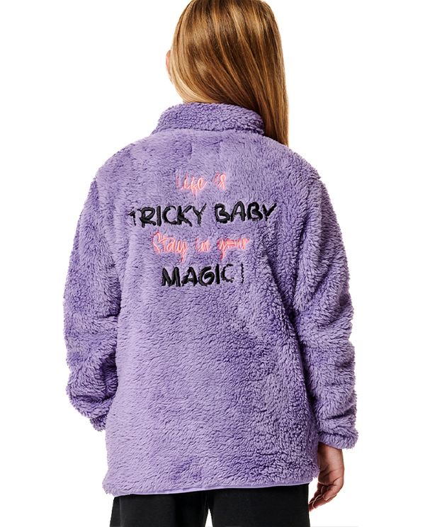 Body Action Girls Fluffy  Ζακέτα Sherpa (072406 PURPLE HAZE-13A)