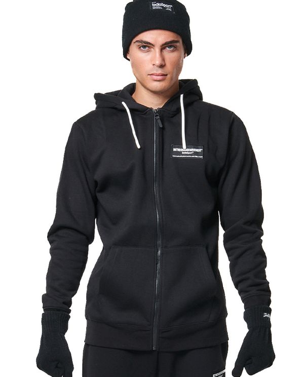 Body Action Full Zip Function Ζακέτα Βαμβακερή Ανδρική (073416 BLACK-01)