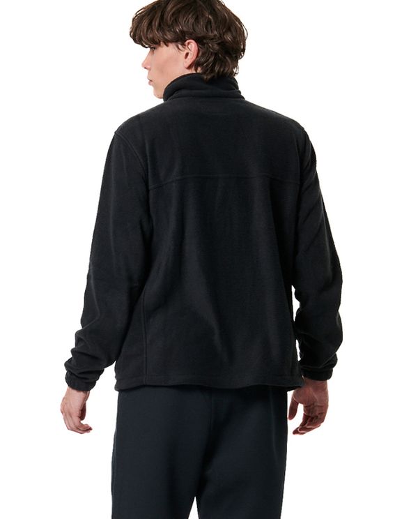 Body Action Mens Polar Ζακέτα Fleece Ανδρική (073418 BLACK-01)