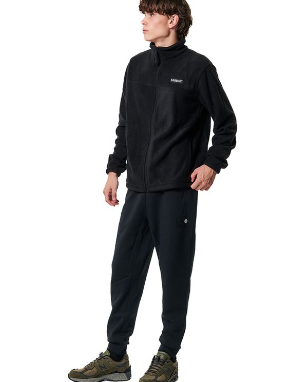 Body Action Mens Polar Ζακέτα Fleece Ανδρική (073418 BLACK-01)