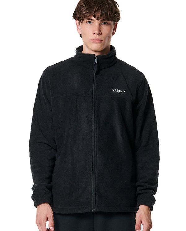 Body Action Mens Polar Ζακέτα Fleece Ανδρική (073418 BLACK-01)