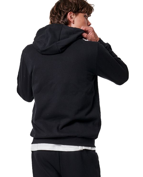 Body Action Fleece Full Zip Ζακέτα  Βαμβακερή Ανδρική (073419 BLACK-01)