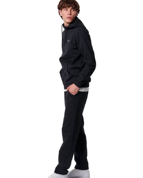 Body Action Fleece Full Zip Ζακέτα  Βαμβακερή Ανδρική (073419 BLACK-01)