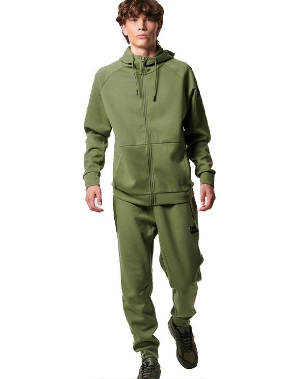 Body Action Mens Sport Gym Tech Ζακέτα Πολυεστερική Ανδρική (073420 KHAKI GREEN-07E)