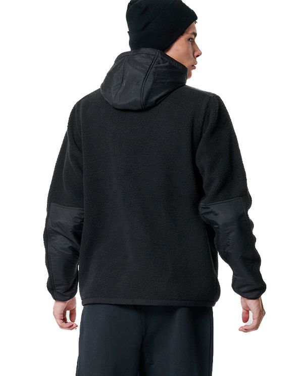 Body Action Ζακέτα Sherpa Ανδρική (073422 BLACK-01)