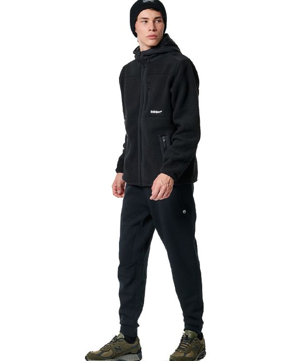 Body Action Ζακέτα Sherpa Ανδρική (073422 BLACK-01)