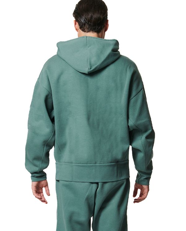 Body Action Fleece Zip-Up Ζακέτα Βαμβακερή Ανδρική (073424 PINE GREEN-07B)