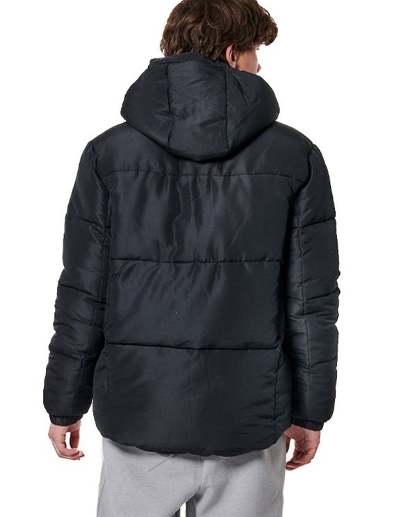 Body Action Men S Μπουφάν Puffer Ανδρικό (073426 BLACK-01)