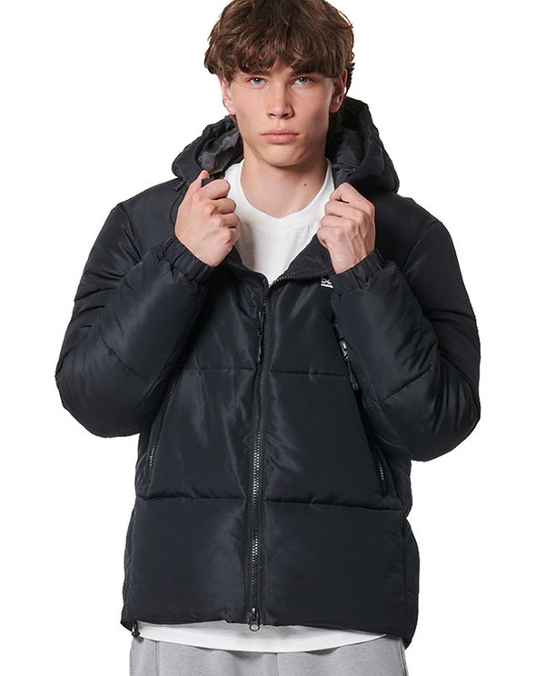 Body Action Men S Μπουφάν Puffer Ανδρικό (073426 BLACK-01)