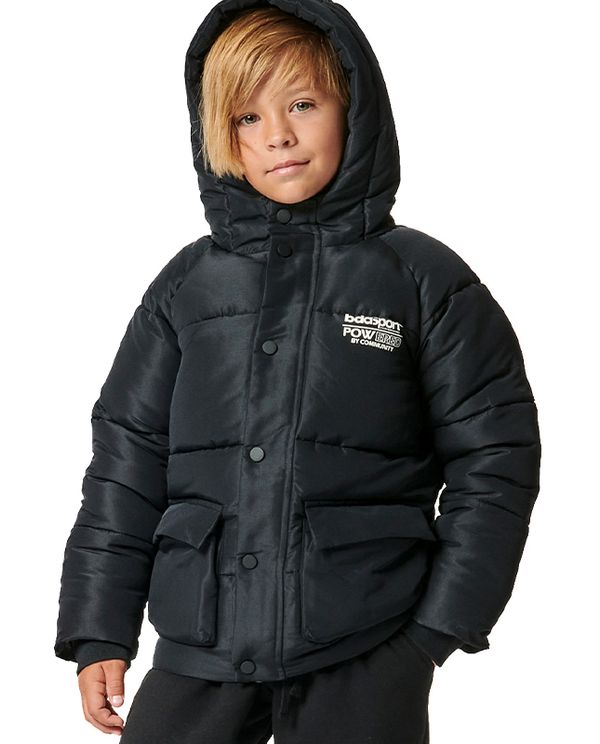 Body Action Μπουφάν Puffer (074407 BLACK-01)