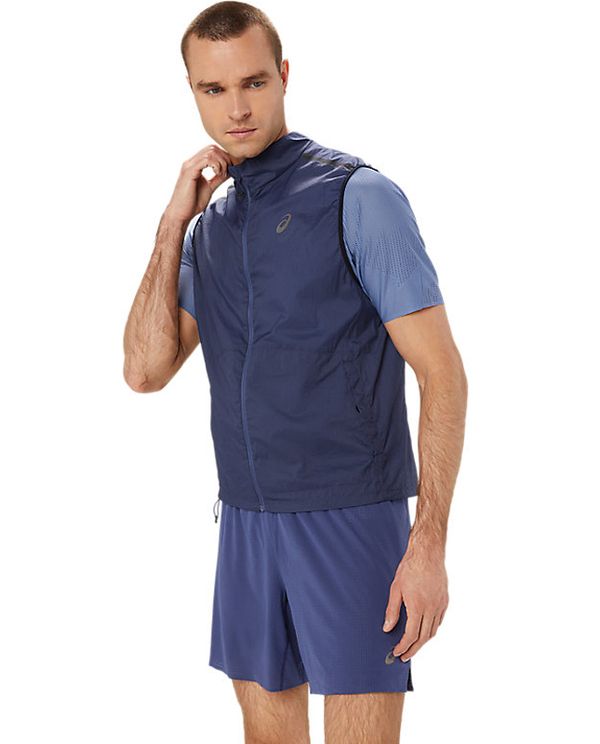 Asics Metarun Packable Gilet Μπουφάν Αμάνικο Ανδρικό (2011C980 400)