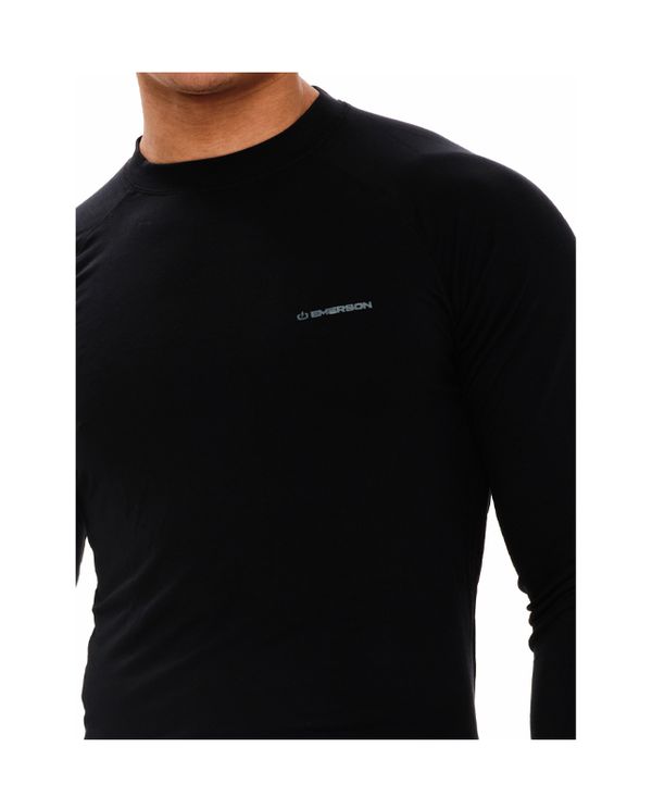 Emerson Lightweight Bamboo Base Layer Crew Ισοθερμική Μπλούζα (232.EM06.09 BLACK)