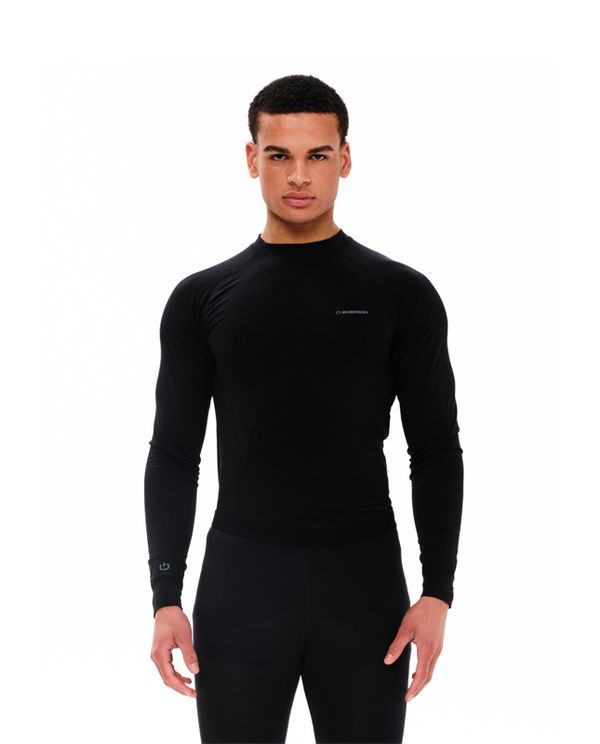 Emerson Lightweight Bamboo Base Layer Crew Ισοθερμική Μπλούζα (232.EM06.09 BLACK)