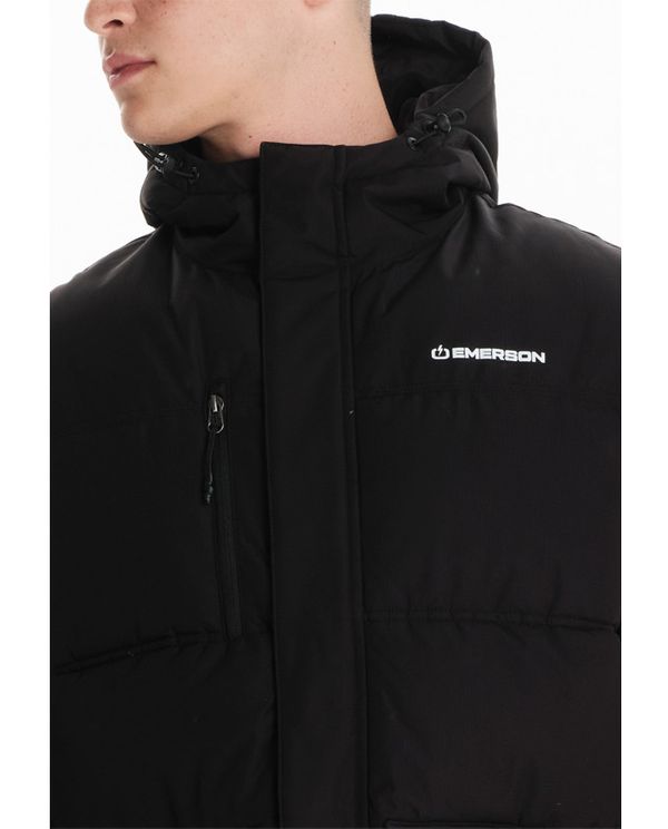 Emerson Μπουφάν Puffer Ανδρικό (242.EM10.58 BLACK)