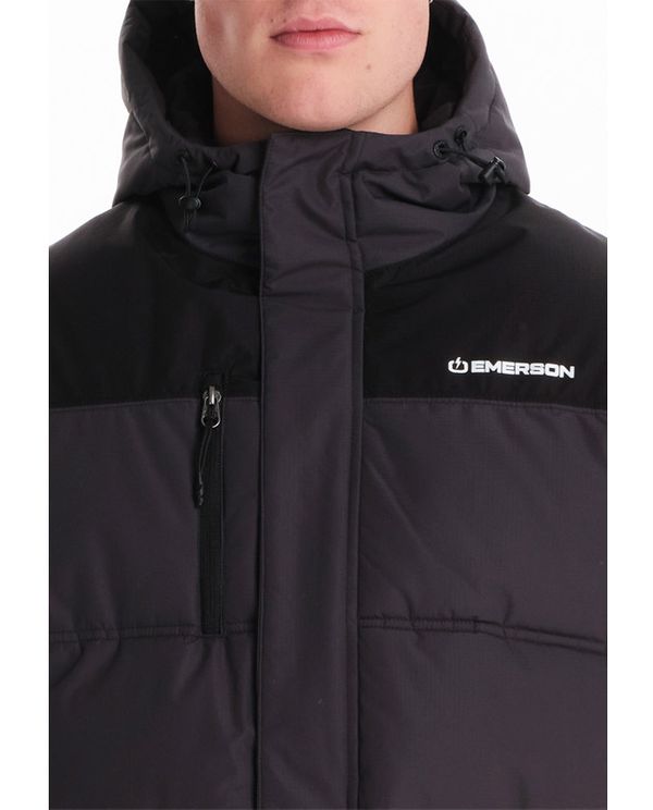 Emerson Μπουφάν Puffer Ανδρικό (242.EM10.58 EBONY-BLACK)