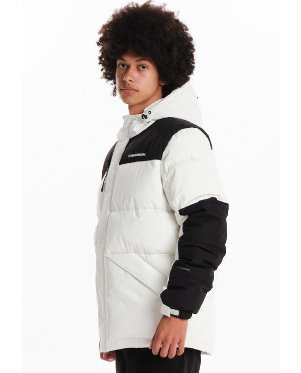 Emerson Μπουφάν Puffer Ανδρικό (242.EM10.58 OFF WHITE-BLACK)