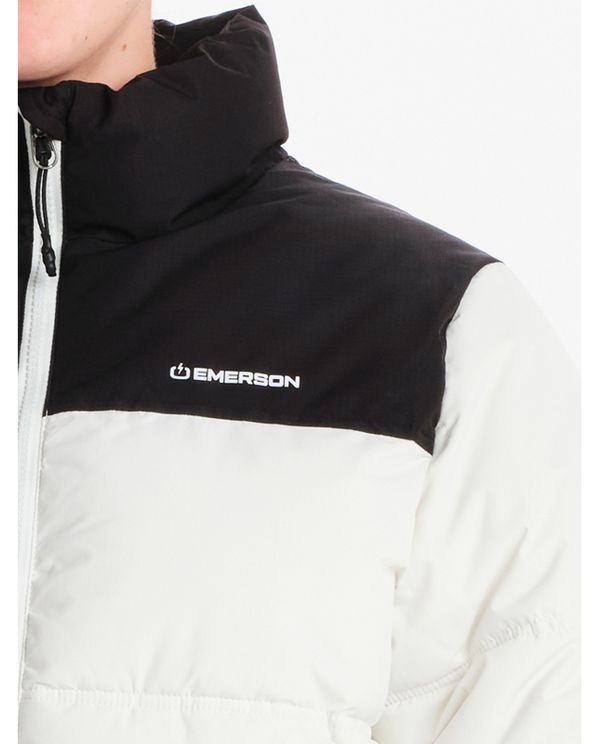 Emerson Μπουφάν Puffer Γυναικείο (242.EW10.74 OFF WHITE-BLACK)