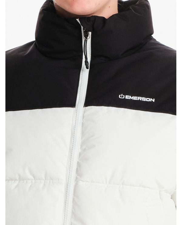 Emerson Μπουφάν Puffer Γυναικείο (242.EW10.74 OFF WHITE-BLACK)