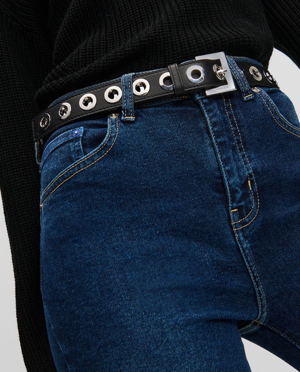 Karl Lagerfeld Eyelets Ζώνη Casual (246J3100 J101)