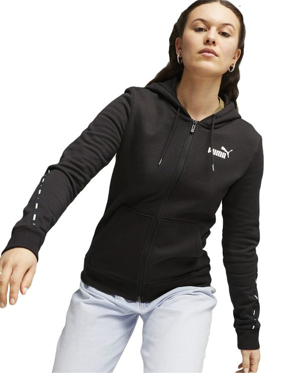 Puma Ess Tape Full-Zip Ζακέτα Βαμβακερή Γυναικεία (675997 01)