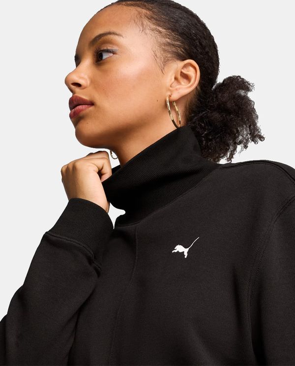 Puma Her High Neck Crew Tr Μπλούζα Με Ψηλό Λαιμό Γυναικεία (681629 01)