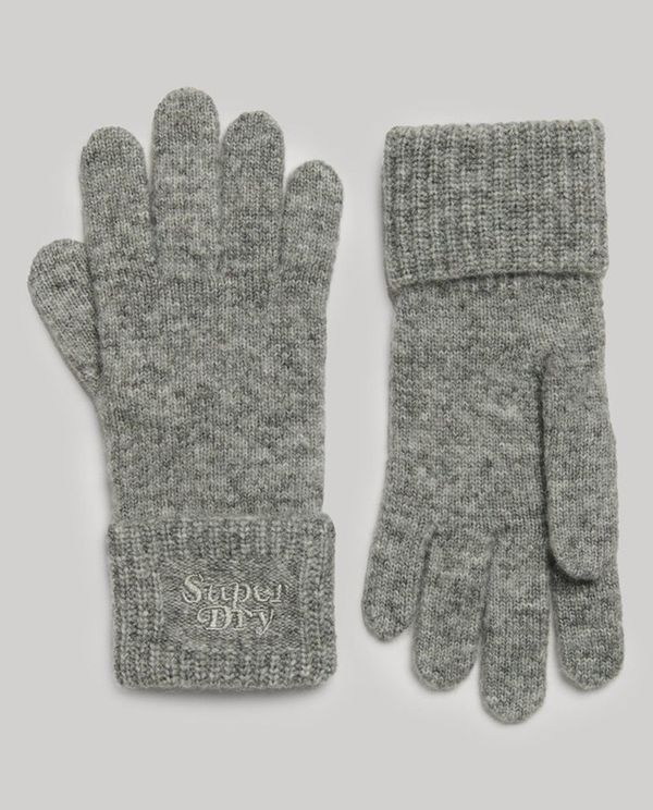 Γάντια Ribbed Knitted Gloves SUPERDRY