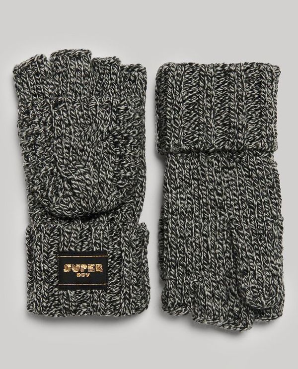 Γάντια Μισά Cable Knit Gloves SUPERDRY