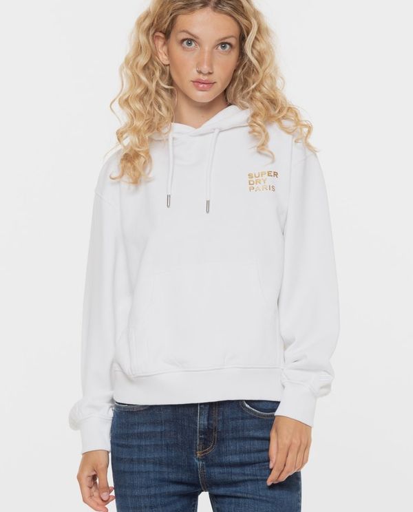 Φούτερ Με Κουκούλα Sport Luxe Loose Hoodie SUPERDRY