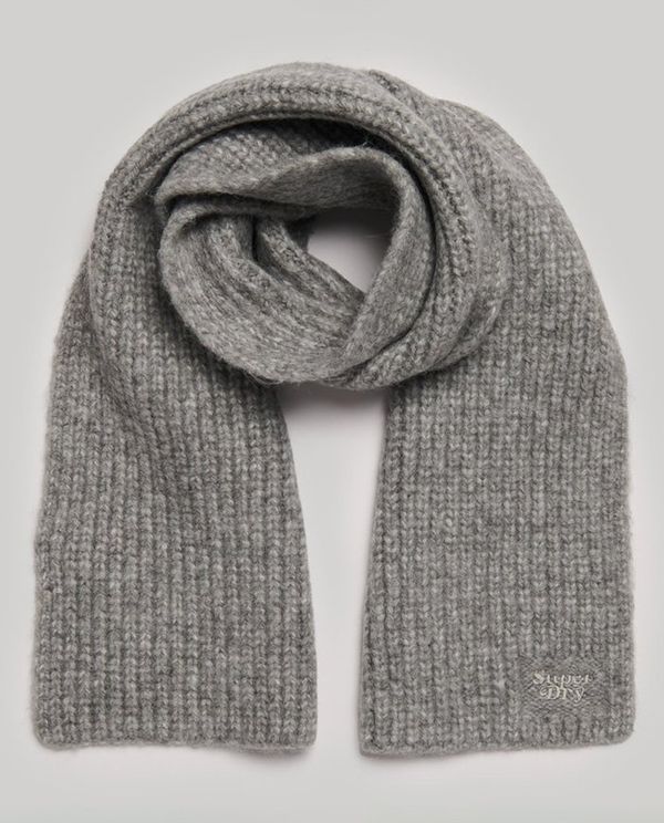 Κασκόλ Rib Knit Scarf SUPERDRY