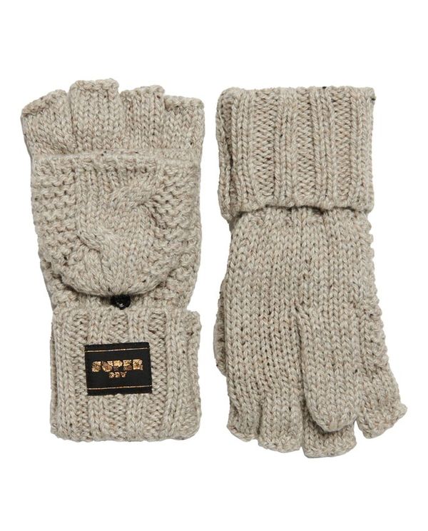 Γάντια Μισά Cable Knit Gloves SUPERDRY