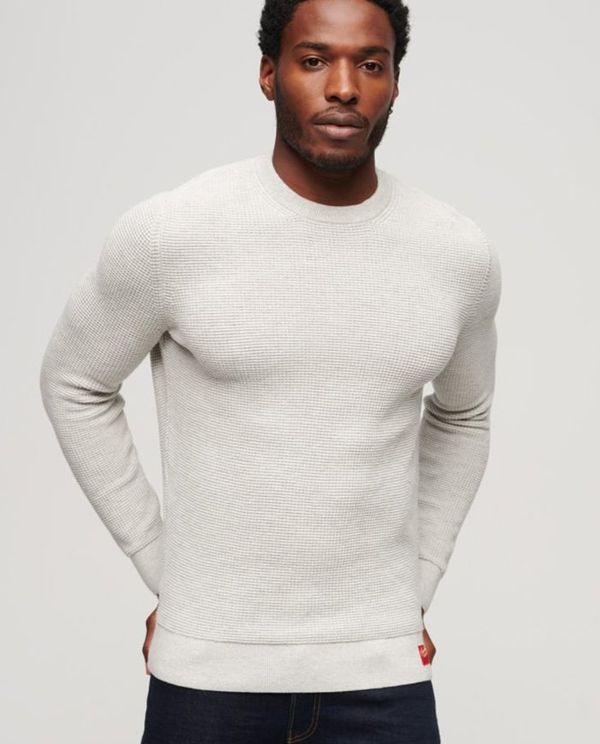 Πουλόβερ Textured Crew Knit Jumper SUPERDRY