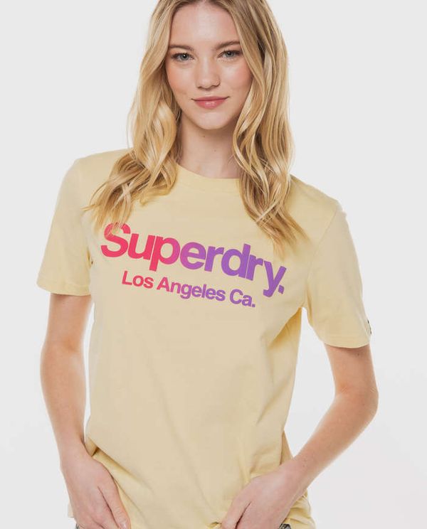 T-Shirt Tonal Rainbow Core SUPERDRY