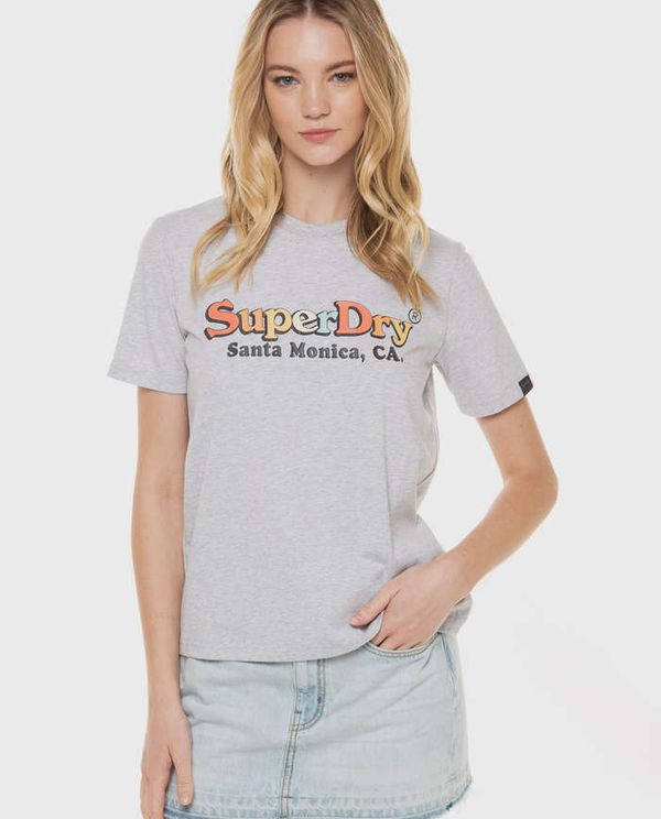 T-Shirt Rainbow Logo SUPERDRY