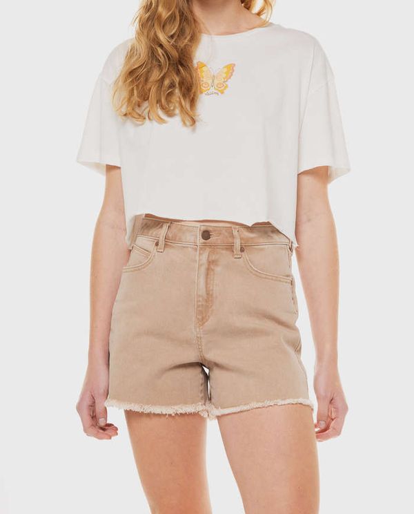 T-shirt Cropped Sun Keep Trim VOLCOM