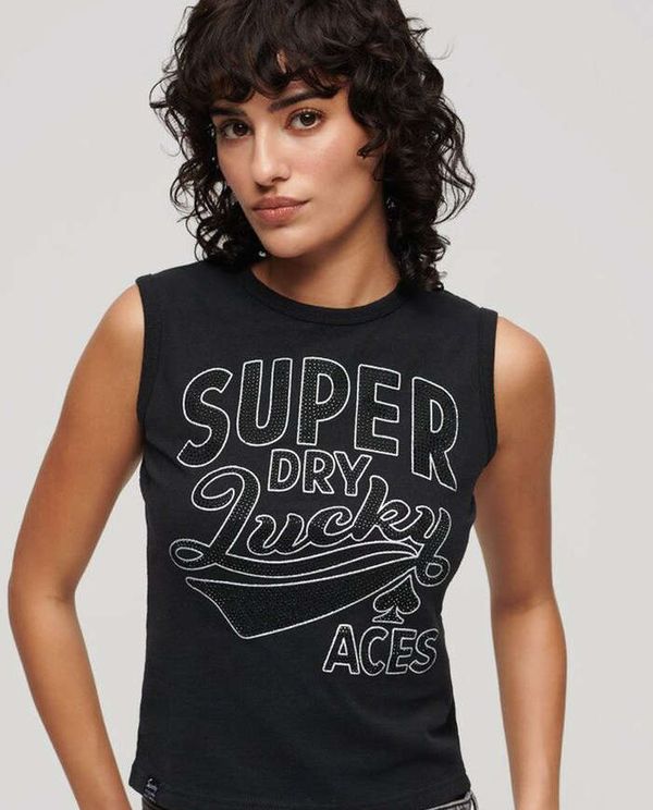 Αμάνικο Top Retro Embellished SUPERDRY