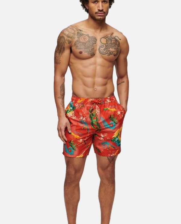 Μαγιό Σορτς 17 Hawaiian Print SUPERDRY