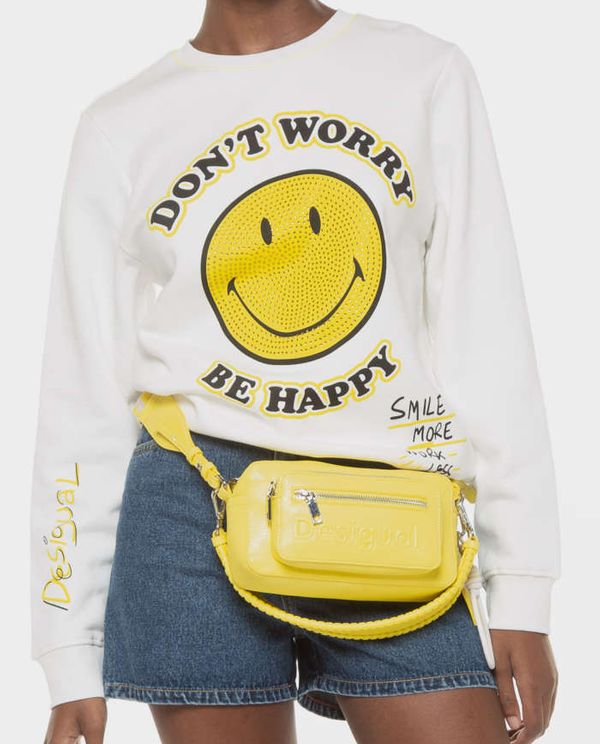 Μπλούζα Φούτερ Smiley DESIGUAL x Smiley