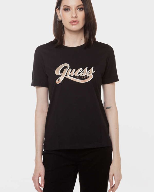 T-shirt Glittery logo GUESS