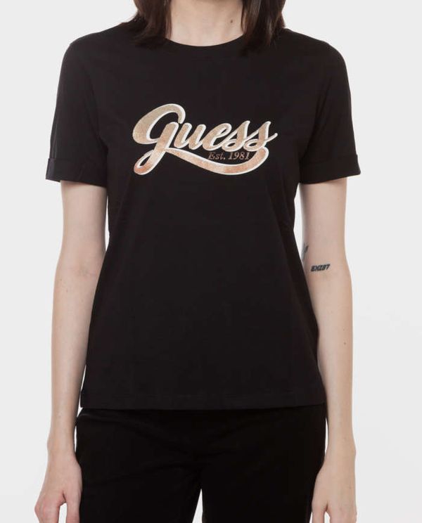 T-shirt Glittery logo GUESS