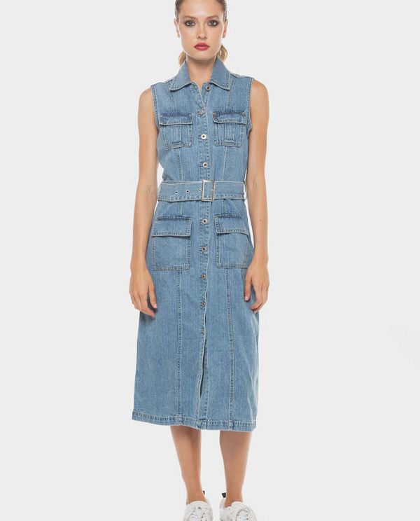 Maxi Denim Φόρεμα Liz PEPE JEANS