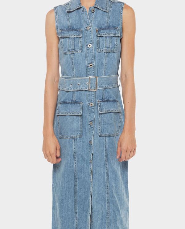 Maxi Denim Φόρεμα Liz PEPE JEANS