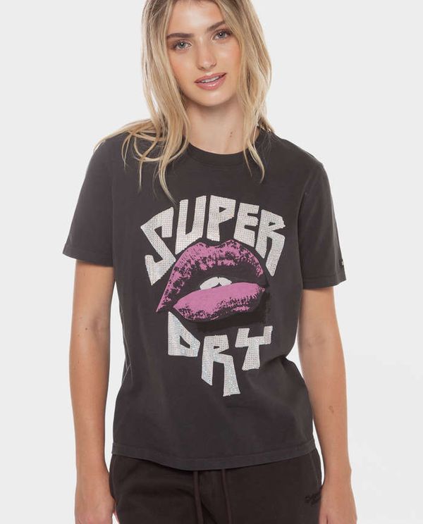 T-Shirt Lo-fi Punk Poster SUPERDRY