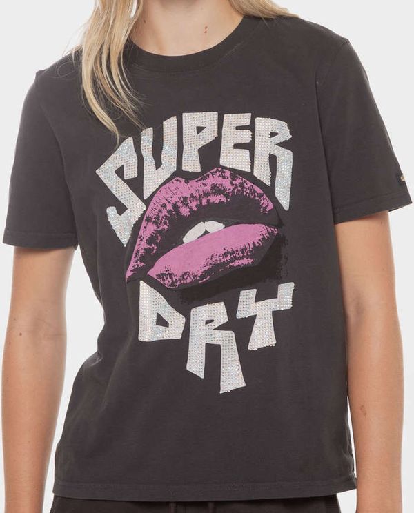 T-Shirt Lo-fi Punk Poster SUPERDRY