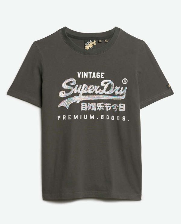 T-Shirt Embellished VL Graphic SUPERDRY