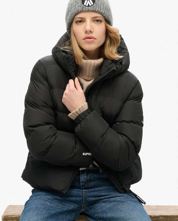 Puffer Μπουφάν Hooded Sports Puffer SUPERDRY